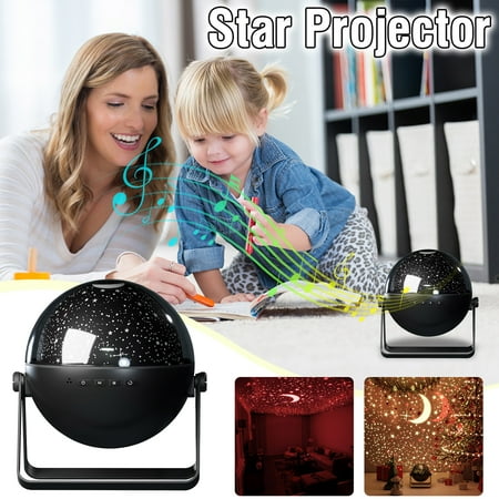 

YINAVEN Projection Lamp Usb Plug in Remote Control Bluetooth Audio Atmosphere Light Star Blue Projector Flash Deals of The Day Clearance