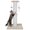 Beige, variant on 34-Inch Heavy-Duty Cat Scratching Post, Extra-Thick Cotton Rope Scratching Tower for Indoor Cats and Adult Cats, with Hanging Ball and Mice Toys