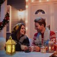 thumbnail image 3 of TIMIFIS Christmas Decorations Lights Wooden Wind Lantern Led Luminous Pattern Creative Decoration Portable Lantern, 3 of 7