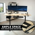 thumbnail image 3 of VIVO Black Electric Stand Up Desk Frame with Rear-set Legs, Single Motor Base, 3 of 8