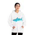thumbnail image 6 of Shark Spell Out Hoodie Unisex Heavy Blend™ Hooded Sweatshirt, 6 of 9