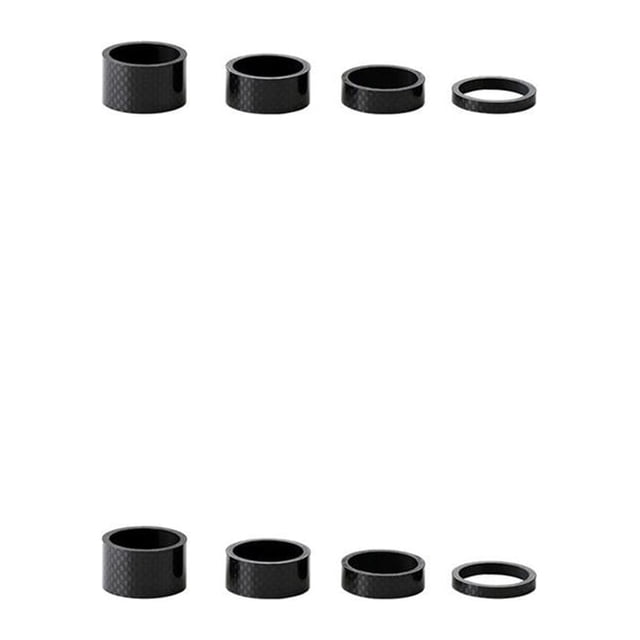 Langgg 4 Pieces Headset Spacer Replacement Bike Frame Parts Cycling Accessory Washer Ring Modified Component Stem Gasket 2Set
