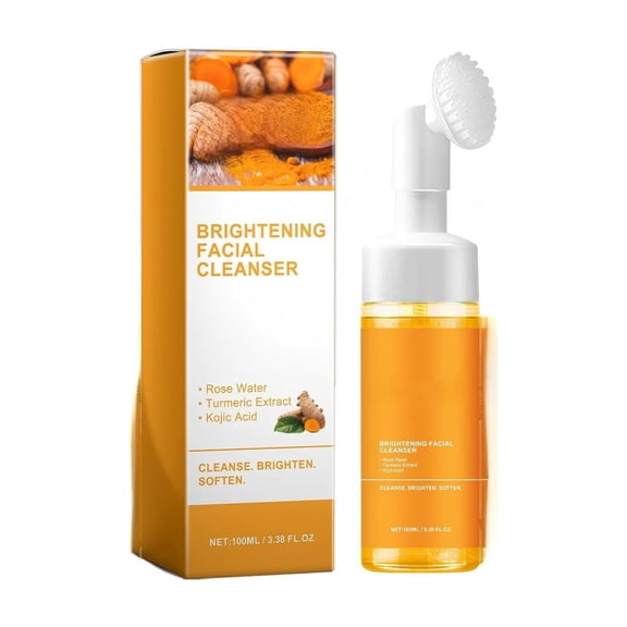 Alvantor Foaming Facial Cleanser with Turmeric and Hyaluronic Acid, 3.38fl.oz
