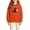 Orange, variant on Weebloom Kids Halloween Hoodies For Boys Girls Cute Graphic Fleece Toddler Hoodie Pullover Tops With Pocket,Size 4-14 Y