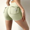 thumbnail image 1 of WILLBEST Pantalones Cortos Ajustados de Cintura Alta Para Mujer, Pantalones Deportivos A La Moda, Leggings Lisos, Pantalones Cómodos, Elásticos, Ropa Informal Para Hacer Ejercicio Extra Grande, 1 of 8