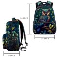 thumbnail image 2 of Lightweight Backpack Cartoon Owl School Bag Travel Laptop Daypack for Men Women Casual Rucksack, 2 of 6