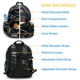 thumbnail image 5 of JAN & JUL Water Resistant Lightweight Backpack for Boys, Small Schoolbag for Toddlers (Grey Construction, One Size), 5 of 6