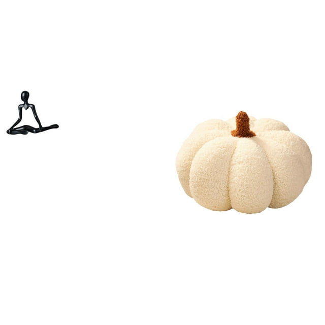 Figura de escritorio,Escultura abstracta de pensador para decoración de oficina y hogar.,Almohadas de calabaza de Halloween,Almohadas de calabaza de Halloween Decoración del hogar