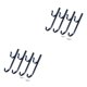 thumbnail image 2 of Yuarrent Paquete de 2 colgadores para piscinas, gancho para piscinas, estante de Metal montado en la pared con soporte de carga de aleación de aluminio, Type2 NO2 Yuarrent CBP493447, 2 of 6