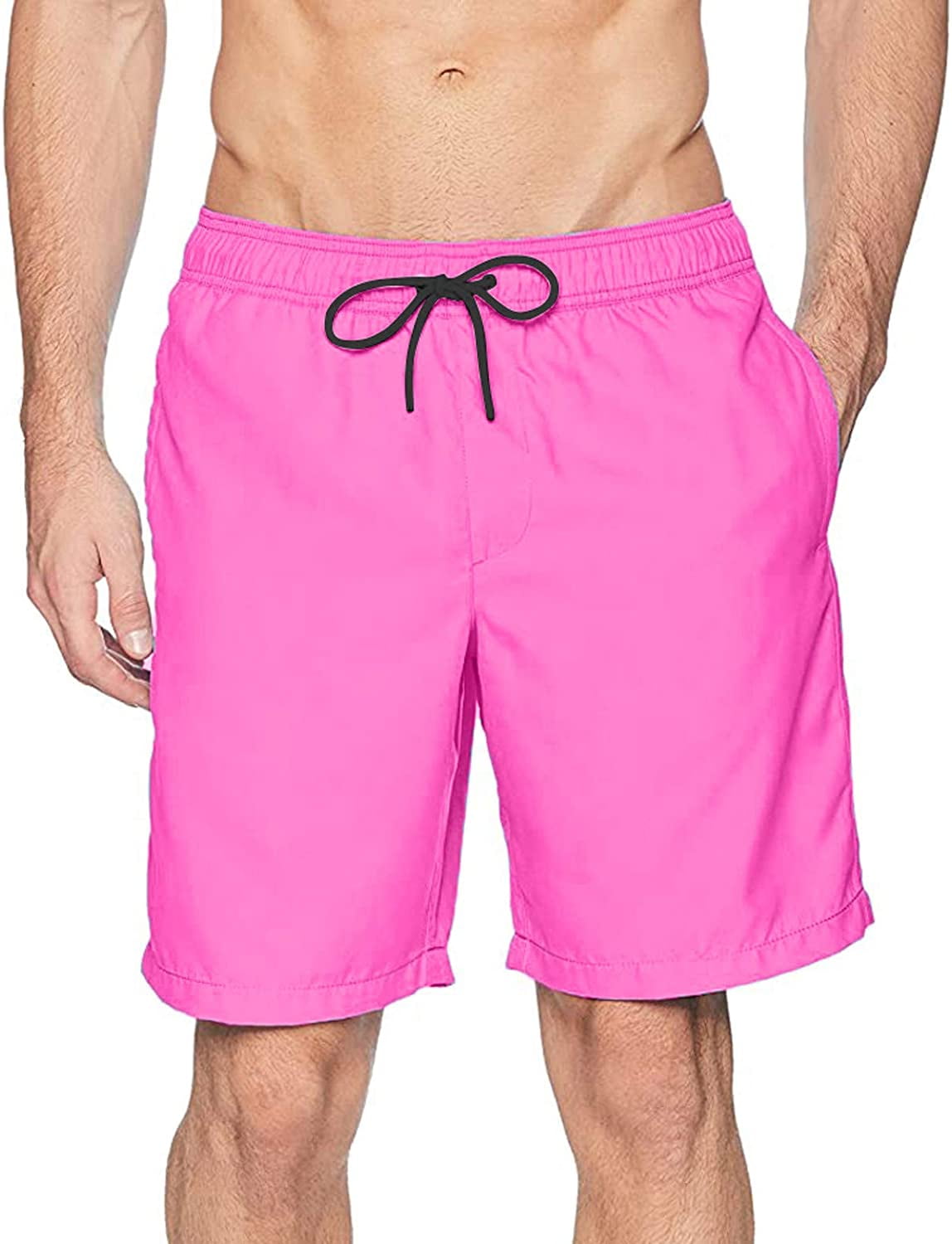 KCSD Men Swim Trunks Solid Color 