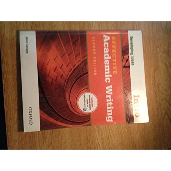 Pre-Owned Effective Academic Writing, Intro: Developing Ideas (Paperback) 0194323455 9780194323451