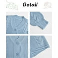 thumbnail image 4 of Sherrylily Girls Cable Knit Cardigans Button Down Long Sleeve Chunky Sweater Outerwear, 4 of 5