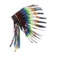 thumbnail image 3 of de plumas artificiales Adultos Diadema de artesanía para baile de fiesta de roles Dance de fiesta, 3 of 8