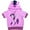 Purple, variant on My Little Pony Rainbow Dash Girls Single Roleplay Hoodie, 4-6X