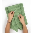 thumbnail image 4 of American Soft Linen Turkish 6 Piece Towel Set, 100% Cotton Premium Soft Bathroom Towels, Sage Green, 4 of 11