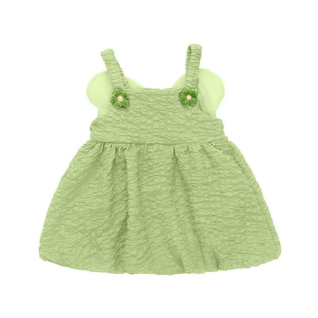 

Toddler Girls Summer Dress Sleeveless Butterfly Tulle Suspenders Dress Dance Party Costome Princess Dresses Baby Girl Clothes