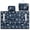Palm Tree Boat, variant on Xoenoiee Hummingbird Butterfly Flower Print Golf Cart Seat Covers, Golf Cart Seat Towel Blanket with 4 Front Pockets & Nonskid Bottom Fits for EZGO and More 2 Person Seats Golf Carts