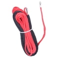 thumbnail image 3 of Cuerda de cabrestante sintética Vehículos de 50 pies Remolque de automóviles Averías Cable de cabrestante de remolque Barco Rojo Zulema Cuerda de correa de remolque, 3 of 7