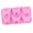 Pink, variant on Butterfly Shape Silicone Baking Molds 6 Piece Set For Craft Mousses Ice Creams Chocolate Dessert Making Sturdy Kitchen T