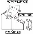 thumbnail image 2 of Febest FRONT BRAKE CALIPER REPAIR KIT # 0275-P12F OEM 41127-4U125, 2 of 2
