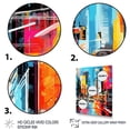thumbnail image 3 of Designart "Pop Art Berlin II" Cityscapes Floater Framed Wall Art Print, 3 of 7