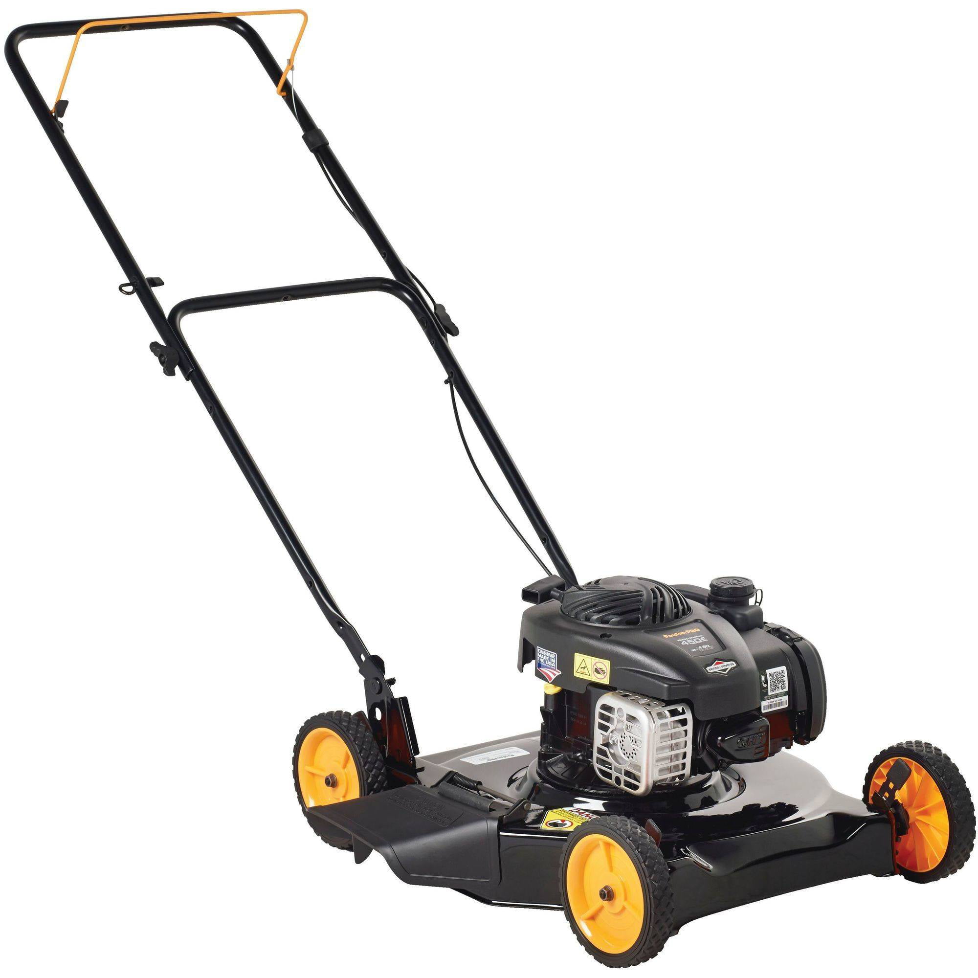 Poulan Pro 20" 125cc Gas Powered Side Discharged Push Lawn Mower