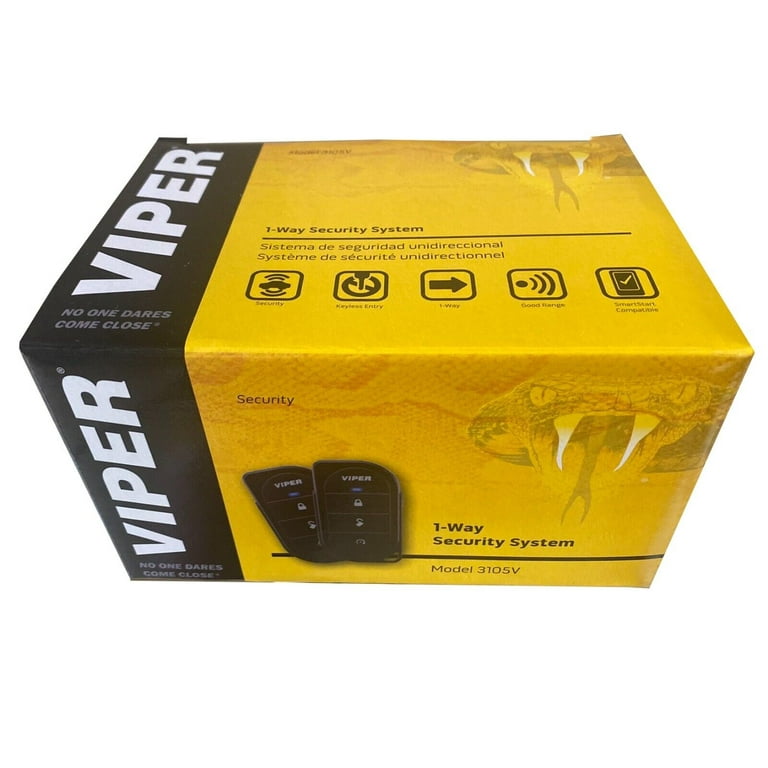 Viper 3105V Enhanced 1-Way Security System w/ Keyless Entry Bundle