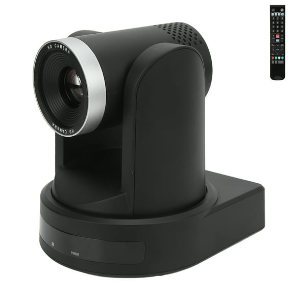 HD 1080P Video Camera, 4 Control Methods PTZ Conference Room Camera Omnidirectional Shooting Stable Rotation For Online Teaching EU Plug