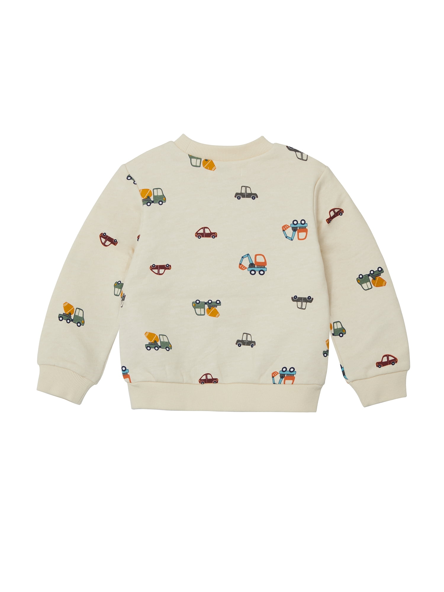 Wonderluxe Baby Boys' Long Sleeve Fleece Sweatshirt and Jogger, 3-Piece Set, Sizes 0-3M-24M