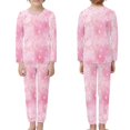 thumbnail image 3 of DISNIMO Pink Cherry Blossom Pajamas Kids Girls 11t Girls Pajamas Set Pajamas Set for Kids 2 Piece Pjs for Toddlers Boys Long Pants & Sleeve Pj Set Cute Night Sets, 3 of 7
