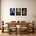 thumbnail image 4 of Buddha Painting Abstract Buddha Statue Wall Art Zen Picture Meditation Canvas Artwork Spa Prints for Spiritual Buddhism Prayer Room(Picture-2, (12.00" x 18.00")), 4 of 6