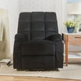 thumbnail image 2 of ACME Ipompea Velvet Tufted Recliner in Black, 2 of 5