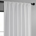 thumbnail image 4 of HPD Half Price Drapes Basic Deluxe Velvet Room Darkening Curtains with Rod Pocket - 2 Panels Set - Window Curtains for Living Room & Curtains for Bedroom, 50W X 108L, White, 4 of 12