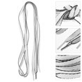 thumbnail image 3 of 4 pares de cordones para zapatos, cordones para zapatillas, cordones planos, correas para zapatos, cordones deportivos para mujeres y hombres, 3 of 5