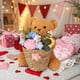 thumbnail image 1 of Decoraciones para el día de San Valentín, adornos para el día de San Valentín, regalos para el día de San Valentín, estilo oso de flores de punto para novia, amante, cumpleaños, regalo de vacaciones,, 1 of 6