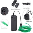 thumbnail image 4 of EL Wire 5 Pack, 9ft Neon Light Noise Reduction with Battery Pack(Green, Blue, Red, White, Pink)… (9ft), 4 of 4