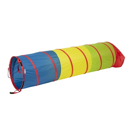 Pacific Play Tents 20560 Primary Color 6' Tunnel Kids Camping Outdoor Play, Child