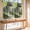 Olive, Sage, variant on Blue Grey Abstract 2 Panel Kitchen Curtains for Small Windows, Modern Gradient Retro Mottled Oil Painting Bathroom Tier Curtain, Short Window Treatment for Bedroom/Living Room 55"x24"