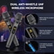 thumbnail image 5 of Máquina de karaoke HWWR portátil con 2 micrófonos Bluetooth, 5 of 8
