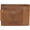 Brown, variant on Genuine Hunter Leather Money Clip Front Pocket ID Wallet Strong Magnet Red