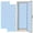Color 3, variant on 2 Pcs School Locker Magnetic Wallpaper 12" x 36" Pink Ribbon Bow Light Blue Polka Dot Reusable Removable Locker Accessories Back to School Supplies