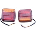 thumbnail image 3 of 2 luces traseras Led de 12v, indicador de parada, señal impermeable para barco, coche, remolque, camión, 3 of 5