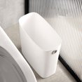thumbnail image 4 of VONKY Convenient Trash Bin For Kitchen And Bathroom Storage Needs And Non Pressure Ring Trap Garbage Bag white, 4 of 6