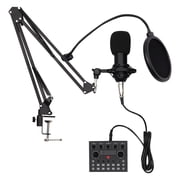 Studio Recording Kit Microphone Set Music Podcast Equipment Mixer Condenser Home
