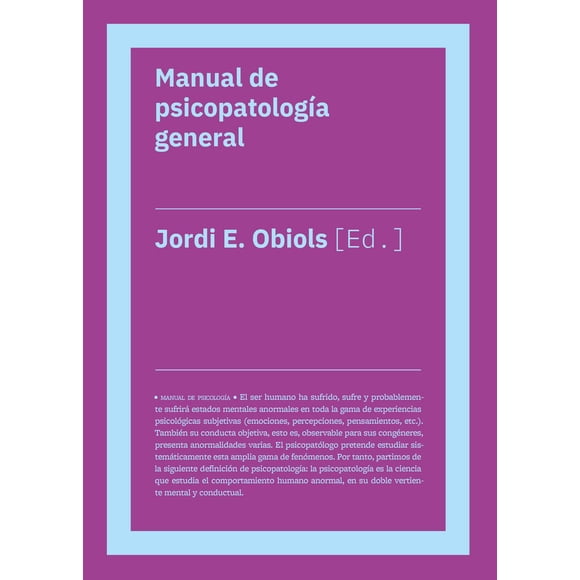Manual de Psicopatología General Biblioteca Nueva 9788418236297