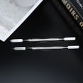 thumbnail image 3 of KAKOWELY 2PCS Stainless Steel Mixing Tool Color Modulation Bar Embossing Color Mixing Bar for Foundation Eye Shadow Concealer,6.3X"X0.39"X0.24", 3 of 4