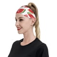 thumbnail image 4 of Wukai Hand Drawn Watermelon Sports sweatband,Men & Women Sweatband Headband for Running, Cross Training, Racquetball, Working Out, 4 of 7