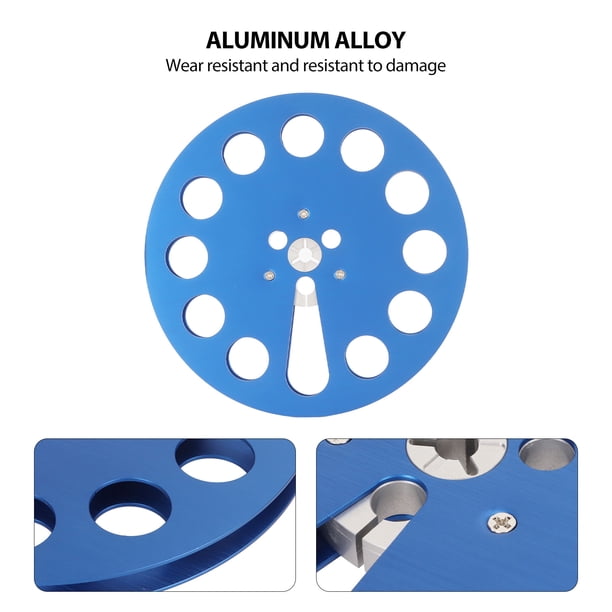 7″ Aluminum Alloy Empty Tape Reel – 1/4″ Open Reel, 11 Windage Holes – Universal NAB Reel – For Reel-to-Reel Tape Players
