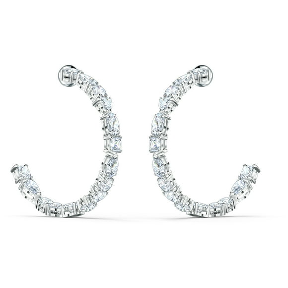 Swarovski Tennis Deluxe Hoop Earrings