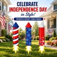 thumbnail image 5 of QuanTara Patriotic Yard Stakes Set of 3 15.7in Independence Day Outdoor Decor Waterproof Corrugated Plastic for Garden Lawn 4th of July Party Decoration, 5 of 7